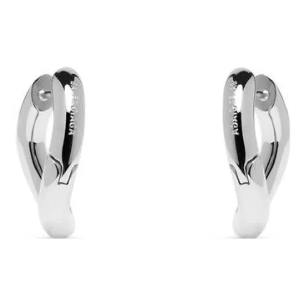 Balenciaga Brass Earrings Women's-1