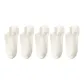 5 Pack, Cream White
