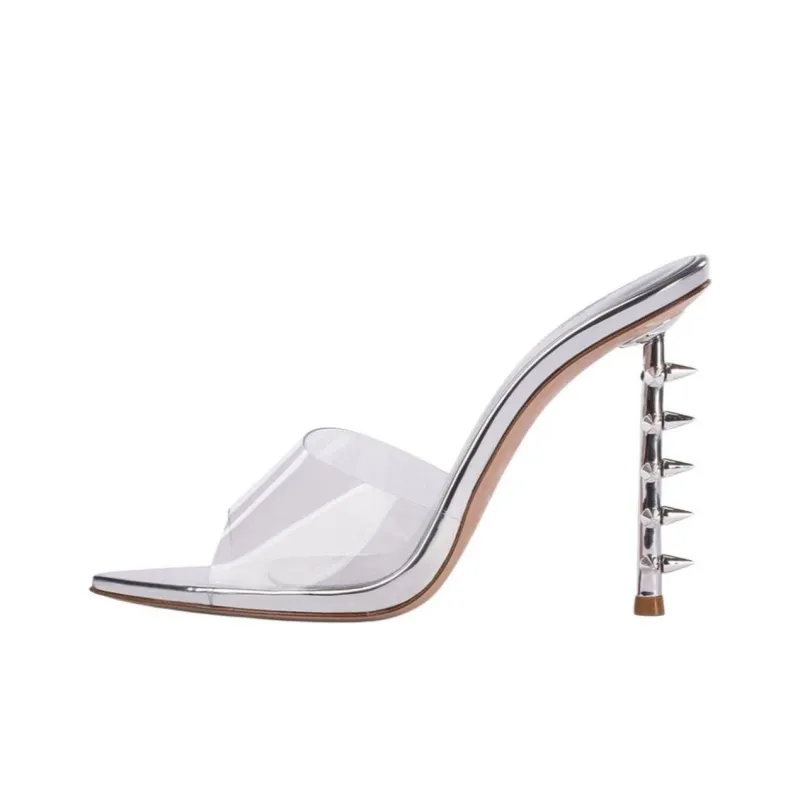 Le Silla Jagger Spike-heel Leather Sandals Women's-0