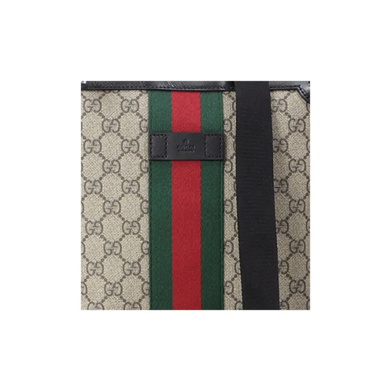 GUCCI Canvas With Leather Canvas Bag Messenger Bag Shoulder Bag Crossbody Bag Regular Men's Ebony/Black-3