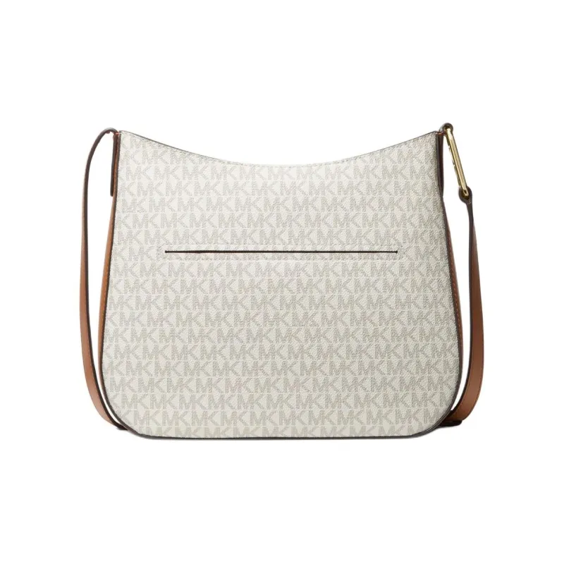 MICHAEL KORS Canvas Shoulder Bag, Crossbody Bag Tubas Women's Vanilla & Acorn-2