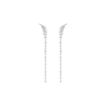 Swarovski Nice Earrings Women's Silver