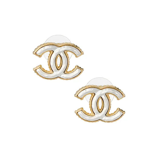 CHANEL Cc Logo Earrings-0