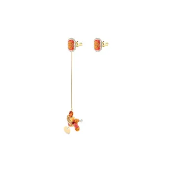 Swarovski No Regrets Earrings Women's Orange