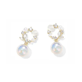 PIARA Faux Pearl Earrings Women's