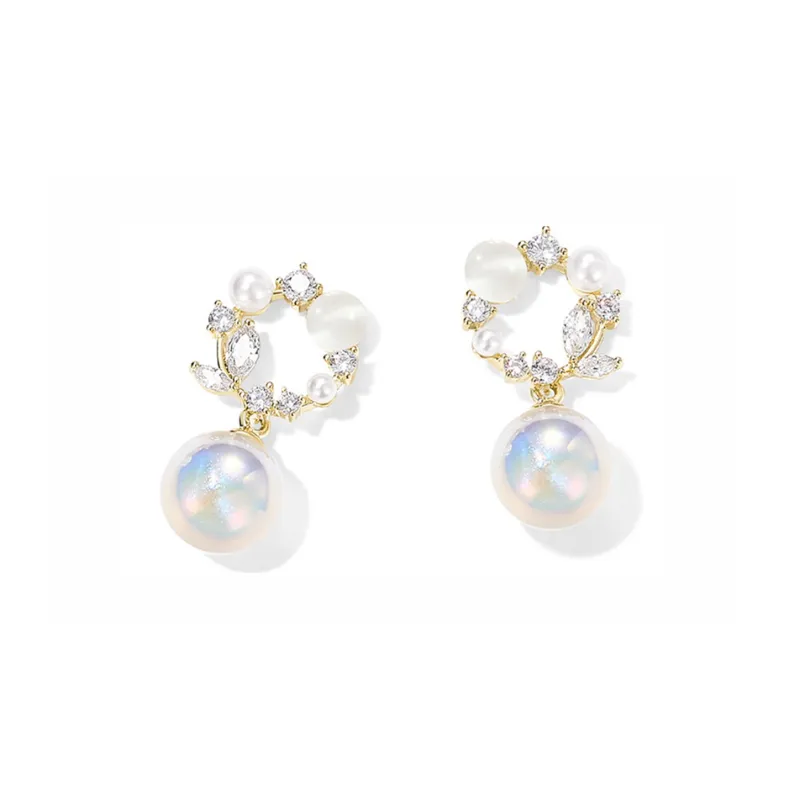PIARA Faux Pearl Earrings Women's-0