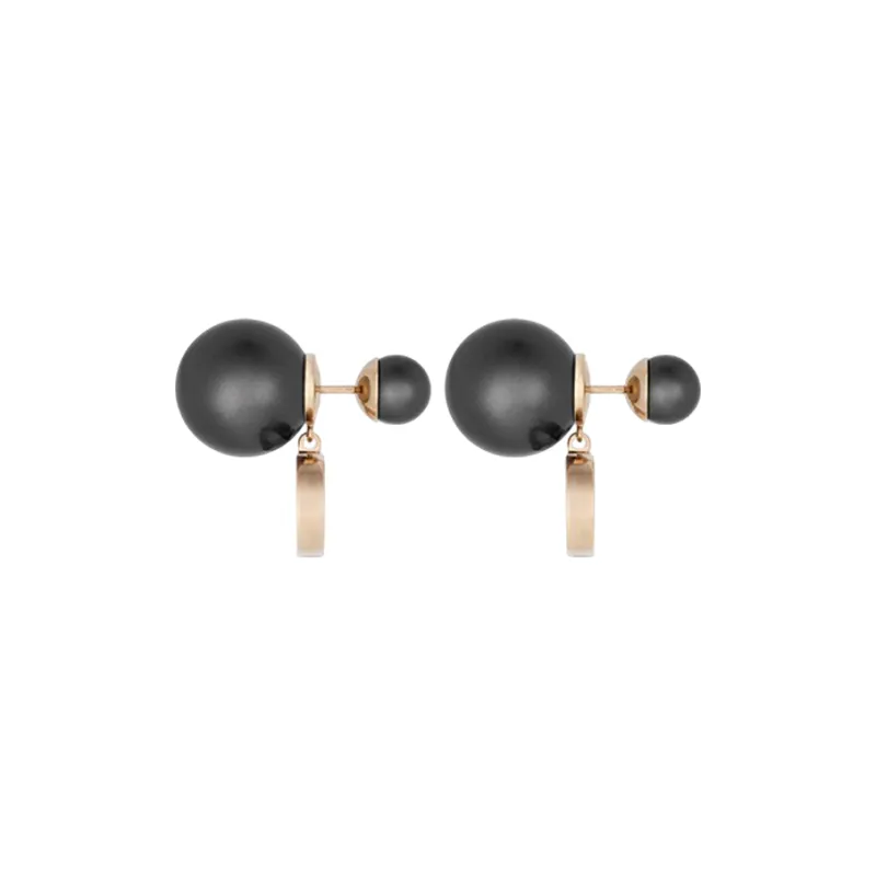 DIOR Metal Resin Earrings Women's-1