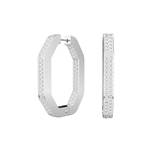 Swarovski Dextera Rhodium Plated Earrings Women's