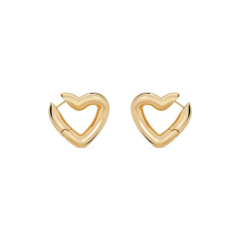 Balenciaga Heart Loop Earrings-1