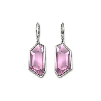 Swarovski Hoop Earrings Women's Purple