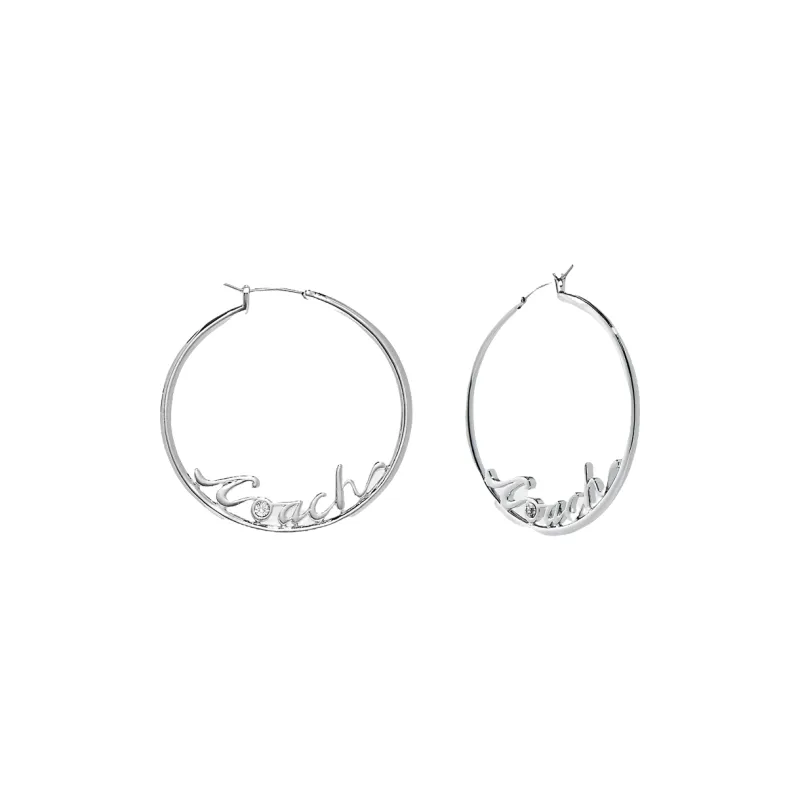 COACH Earrings Women's Silver-0