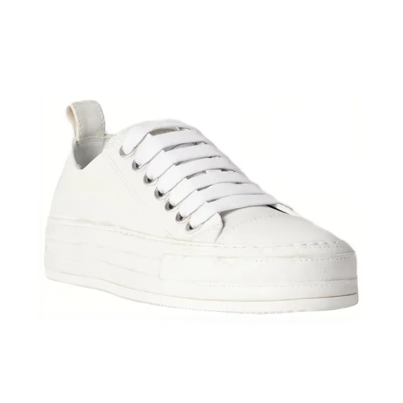 Ann Demeulemeester Low-Top Skateboard Shoes Men's White-2