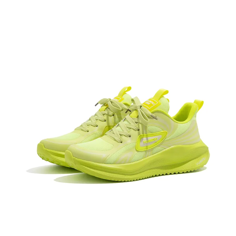HUANQIU Balance Height Increasing Low Top Running Shoes Men's Green-4