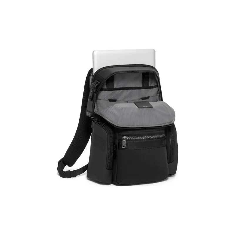 TUMI Alpha Bravo Polyamide Backpack Regular Men's Black-4