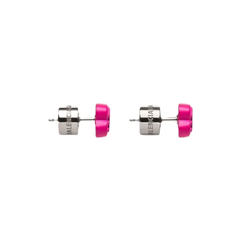 Balenciaga Earrings Women's Pink Purple-2