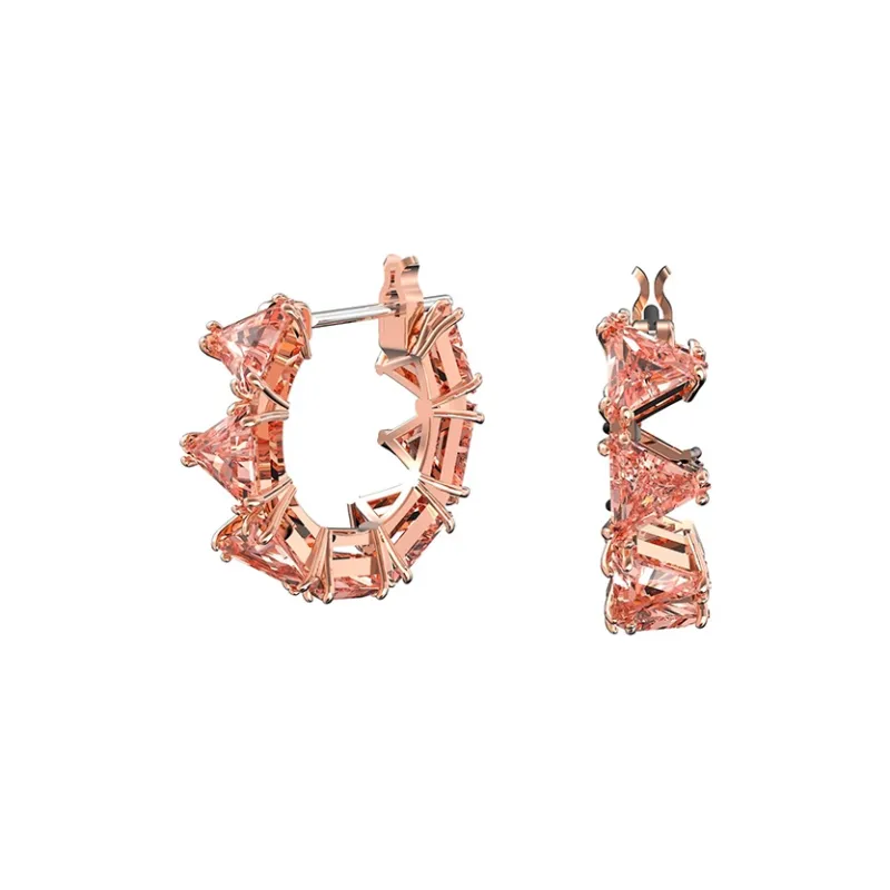 Swarovski Millenia Earrings Women's Rose Gold-0
