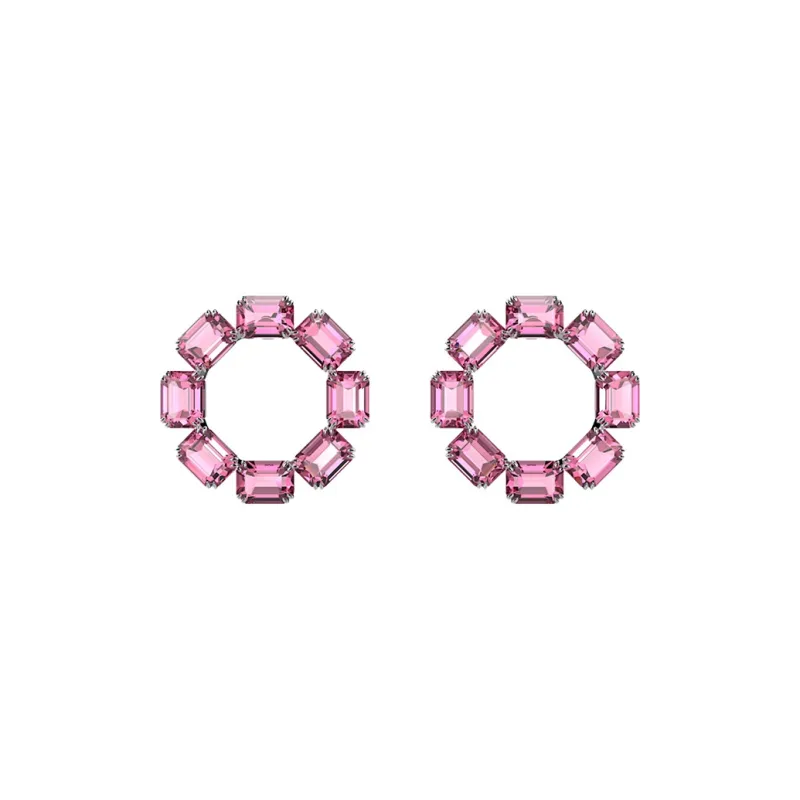 Swarovski Millenia Earrings Women's Pink-0