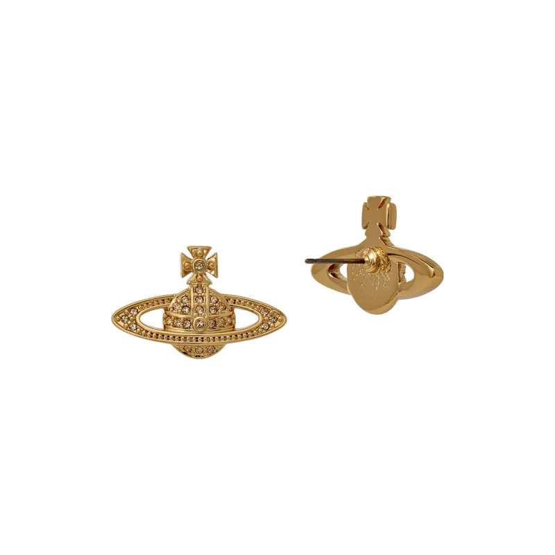 Vivienne Westwood Mini Bas Relief Stud Earrings-1