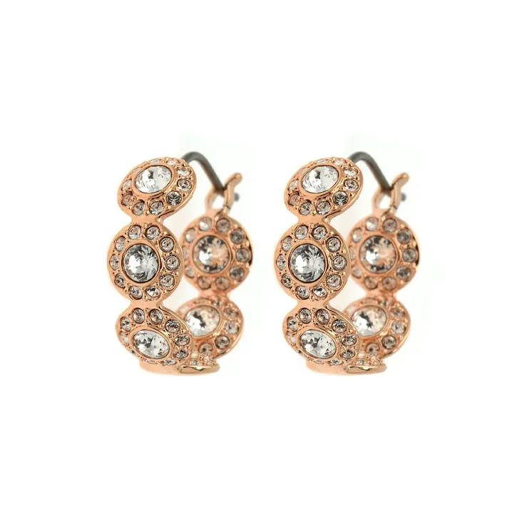 Swarovski Angelic Earrings Women's Rose Gold-0