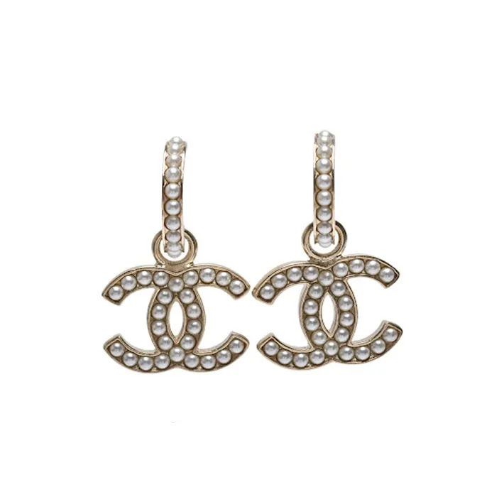 CHANEL Earrings Women's Gold-0