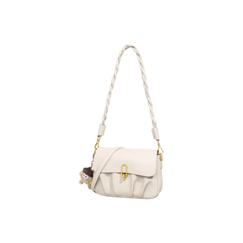 MILLIE'S Cow Leather With Synthetic Leather Shoulder Bag, Cloud Bag, Shoulder Bag Women's-2