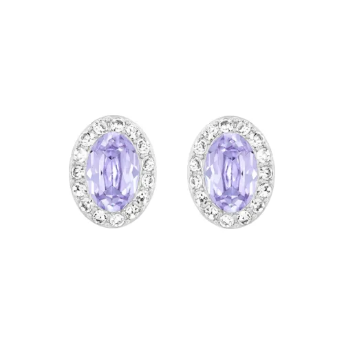 Swarovski Earrings Women's Light Purple