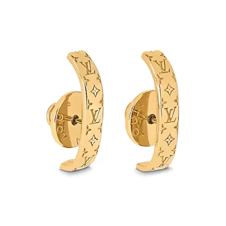 LOUIS VUITTON Metal Earrings Women's Gold-0