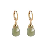 Waterdrop Drop Earrings[Blue Style]