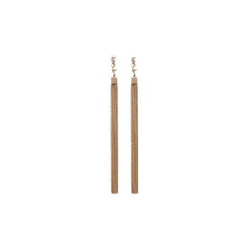 SAINT LAURENT Loulou Tassel Earrings