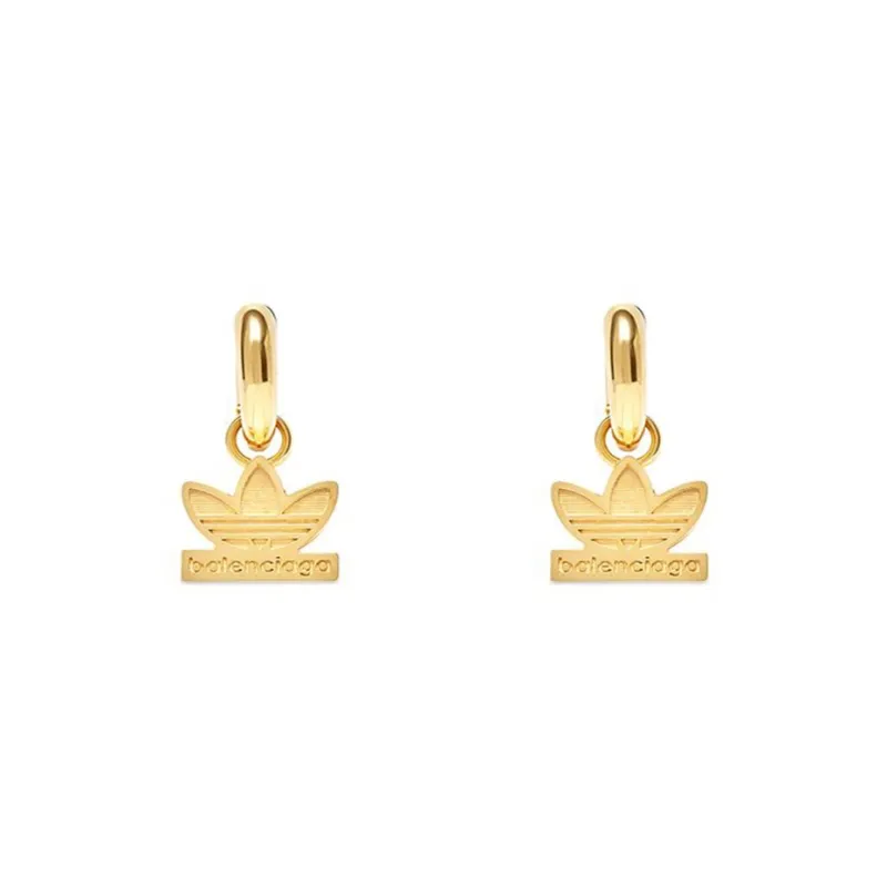 Balenciaga X Adidas Trefoil Earrings-0