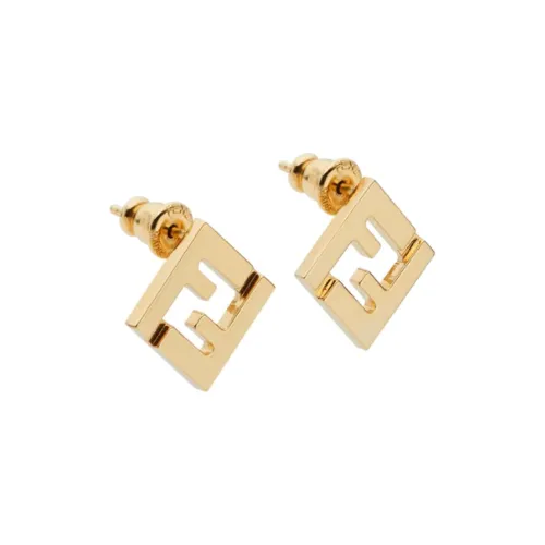 FENDI Earrings Women's Gold