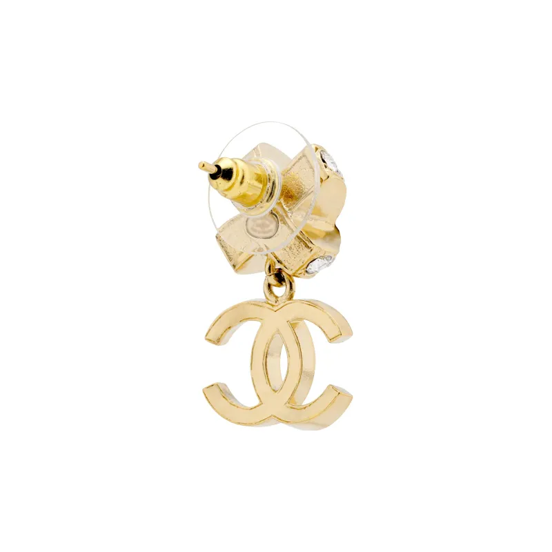 CHANEL Earrings Women's Gold-2