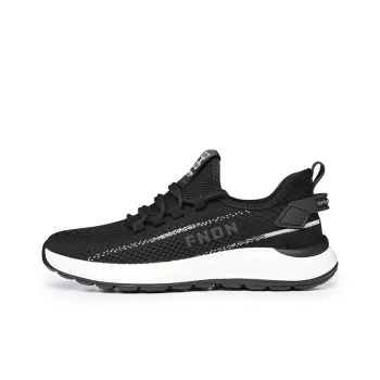 LAORENTOU Running Shoes Men Low Top Black