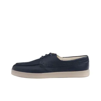 PRADA Lace-up Leather Loafers