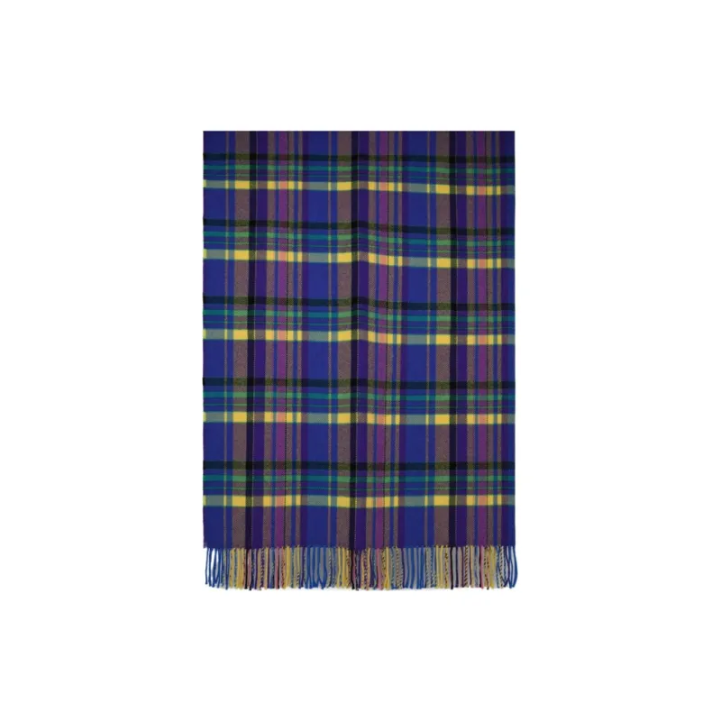 ETRO Check print Virgin Wool Scarf-0