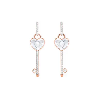 Swarovski MELT YOUR HEART Earrings Women's Silver
