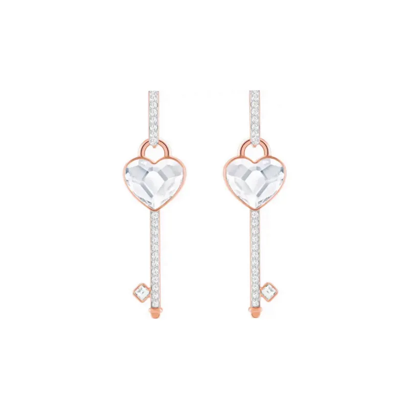Swarovski MELT YOUR HEART Earrings Women's Silver-0