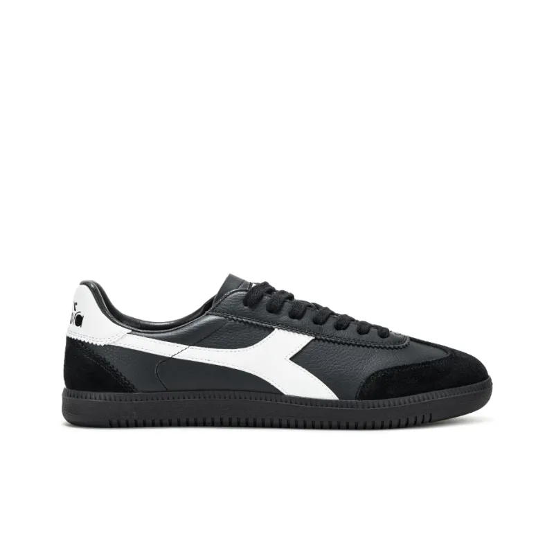 Diadora Slip Resistant Low Top Skateboard Shoes Unisex Black-1