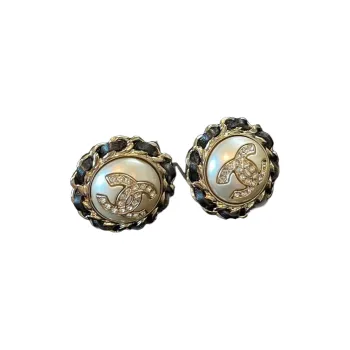 CHANEL CC Earrings Women's