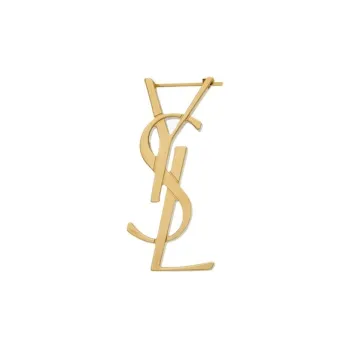 SAINT LAURENT Logo Detailed Single Earring