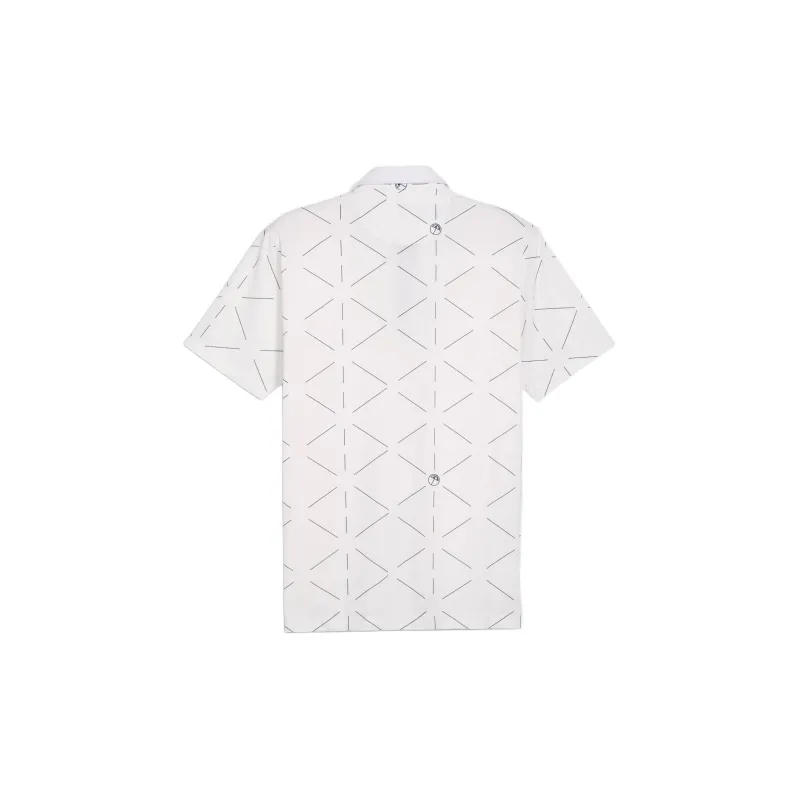 PUMA Crew TR Big Logo Polo Shirts Unisex White-1