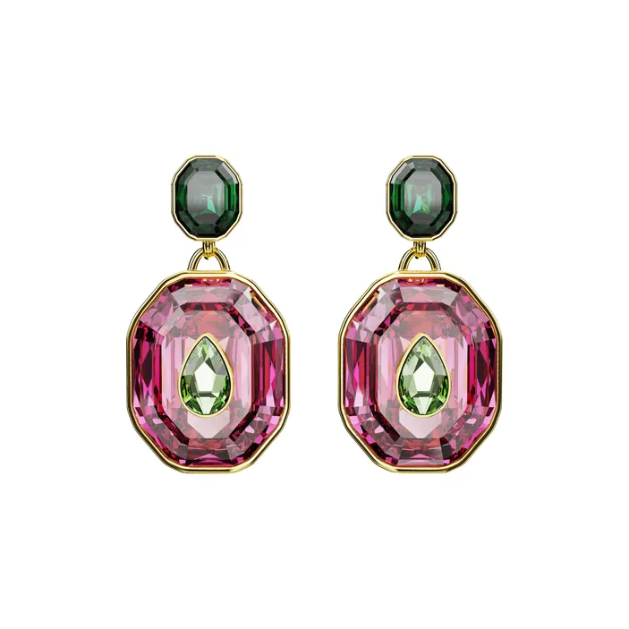 Swarovski Chroma Gold-Plated Earrings Women's-0