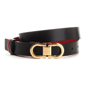 Ferragamo Gancini buckle Reversible Leather Belt