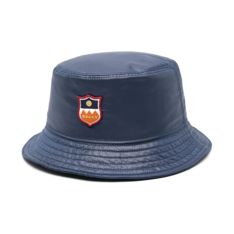 BALLY Logo embroidered Bucket Hat-0