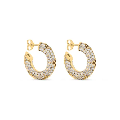 LOUIS VUITTON Earrings Women's Gold