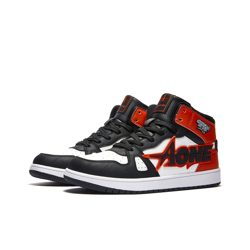 A1 Cushioning, Abrasion Resistant, Height Increasing High Top Skateboard Shoes Unisex-12