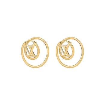 LOUIS VUITTON Lv Spiral Earrings