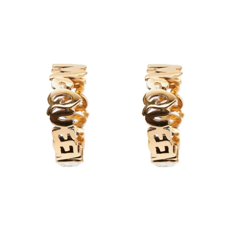 Alexander McQueen Graffiti Hoops-0
