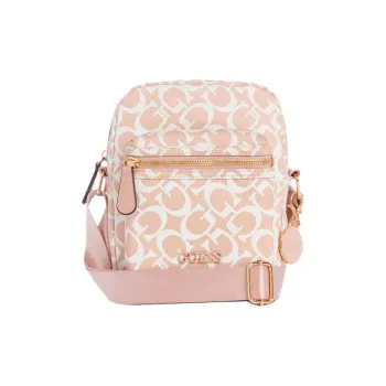 GUESS Nylon Shoulder Bag Crossbody Bag Mini Women's Pink