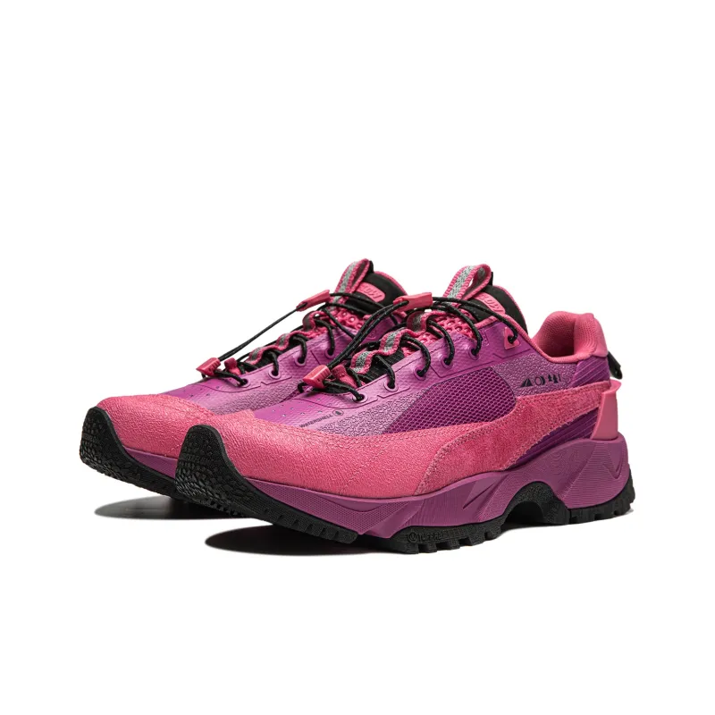 LiNing CF Tracing, Xingye Pro Wear resistant And Waterproof Low Top Casual Shoes Men's Pink Purple-2
